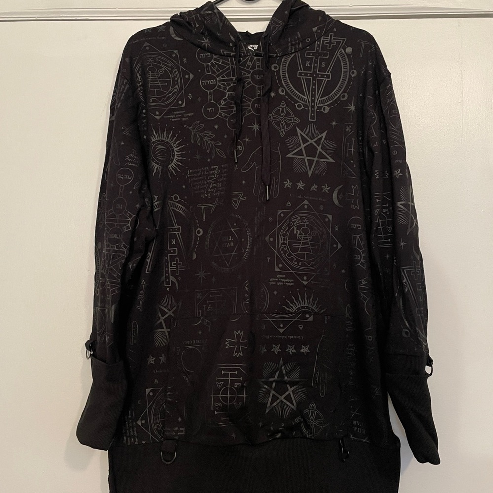 Killstar Unholy Sabbath Longline Hoodie